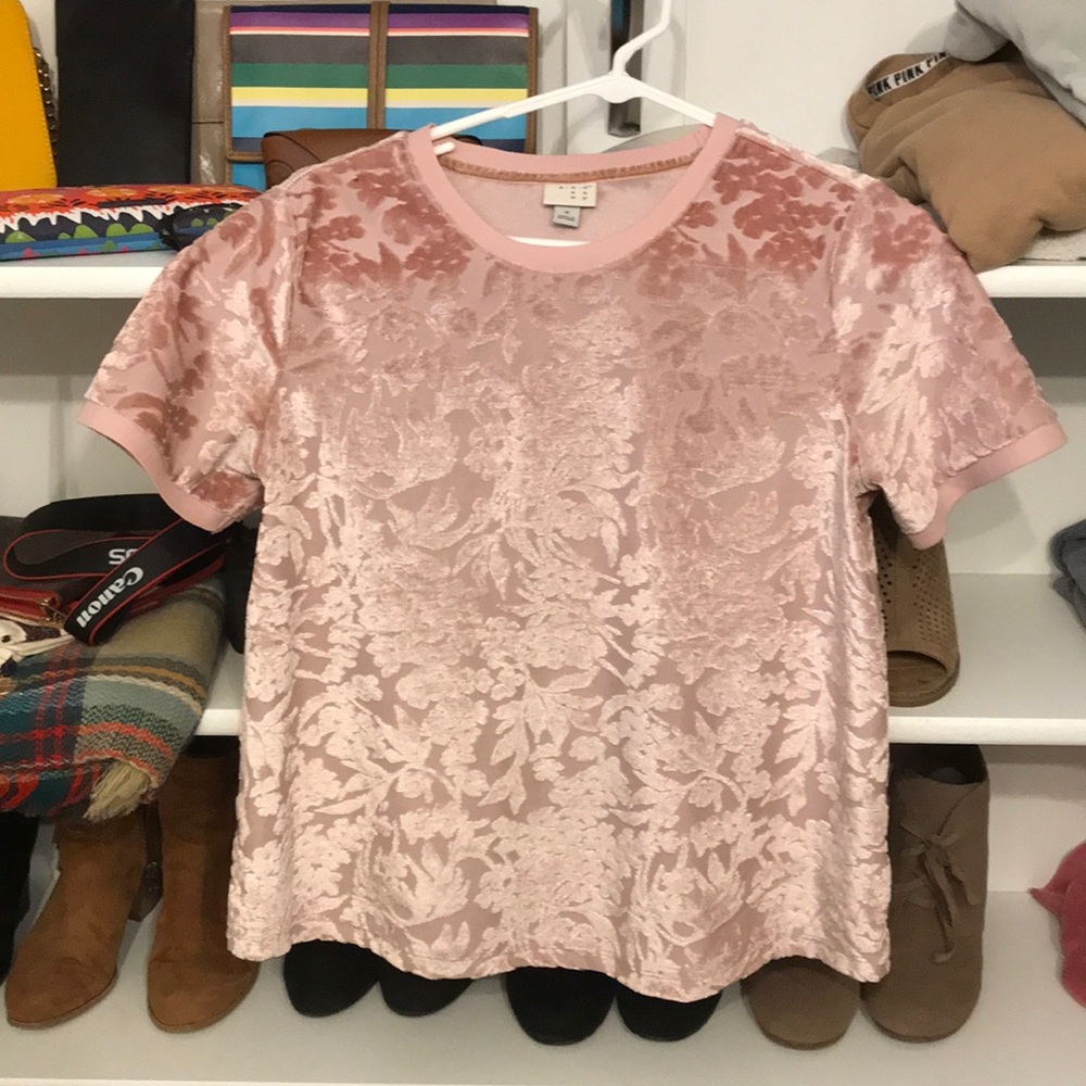 A new day velvet shirt